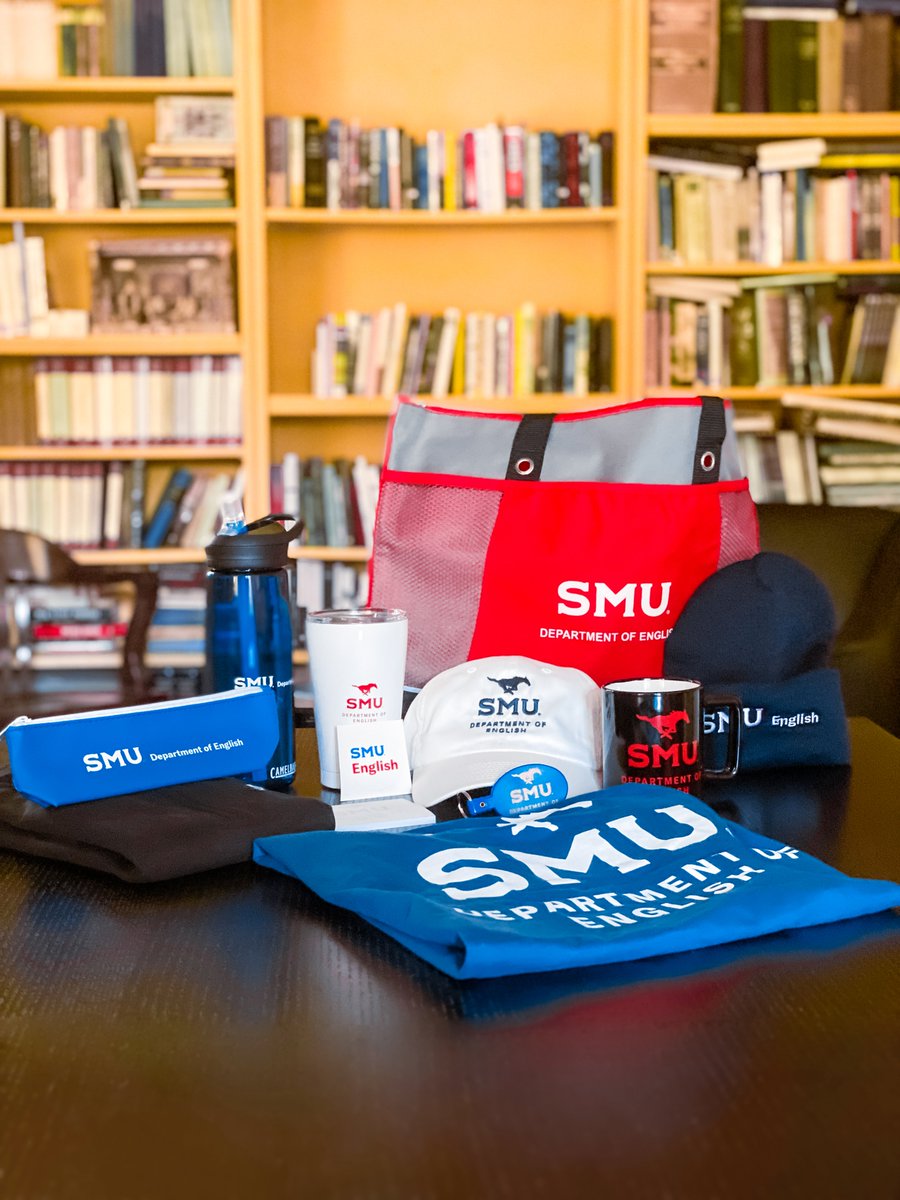 Hats, totes, and tumblers, oh my!  🥤

Majors, minors, prospects, and grads, swing by our main office to pick up your own SMU English goodies to wear around campus next semester!

#smuenglish #smuenglishdepartment #smumerch #smustudentlife #dallastx