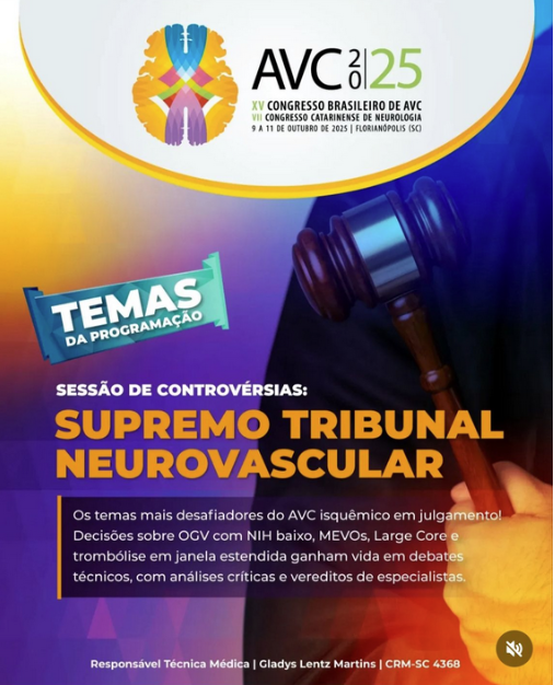 SBAVC1's tweet image. Vai perder?! As controvérsias são várias na #neurovascular, e o congresso AVC2025 deste ano estará recheado delas! Venha logo! Inscreva-se em avc2025.com.br  e venha a Floripa ver o top do AVC com especialistas incríveis!!!! 
A programação já está online!