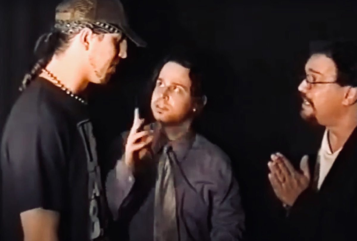 DavePrazak's tweet image. 21 years ago today in Cornelia, Georgia with Spyder Nate Webb and Steven Prazak - NWA Wildside Freedom Fight 2004