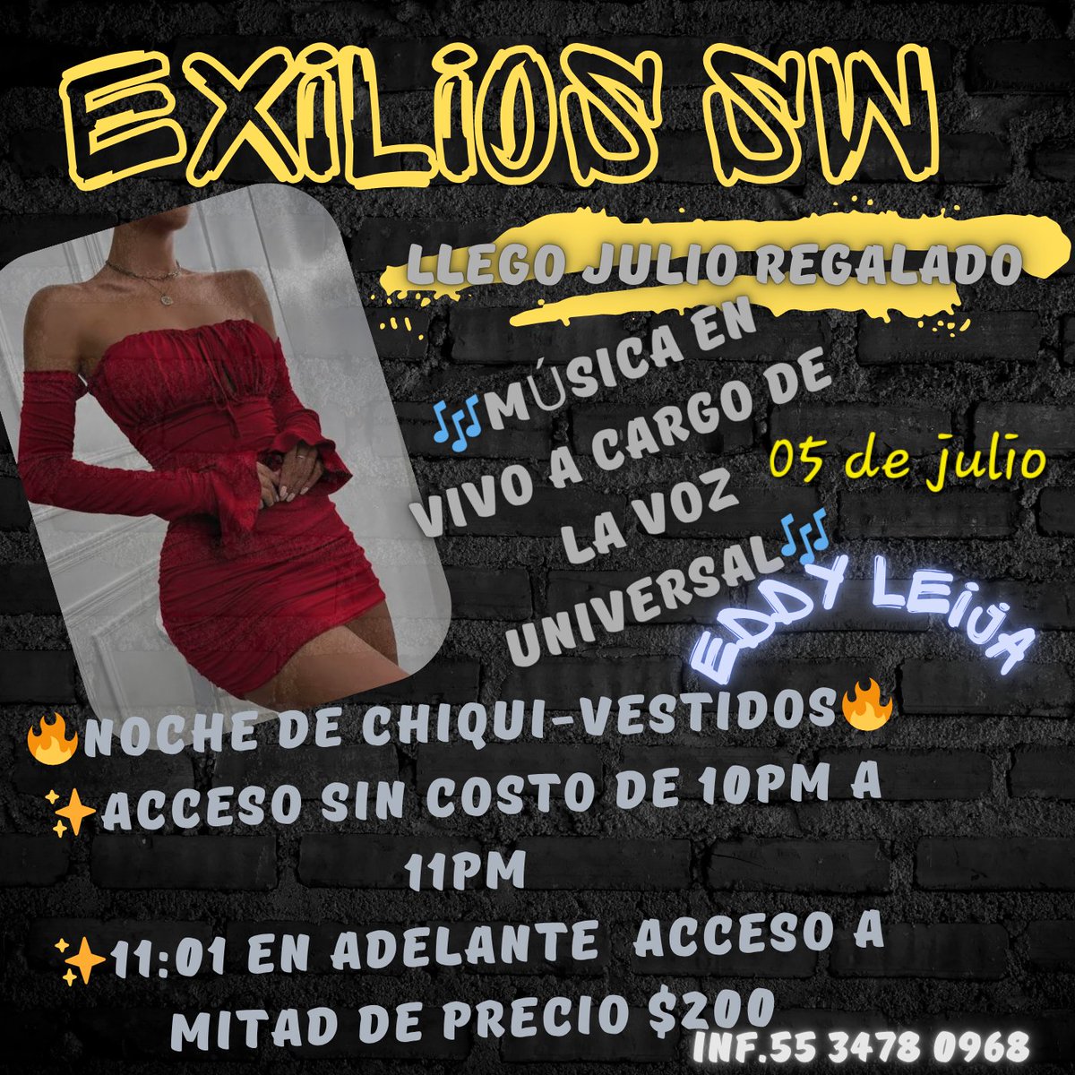 😈EXILIOS SW😈 (@exiliosclubsw) on Twitter photo Te esperamos para una noche completa.... <a href="/AngelSw174136/">✨️😈EXILIOS😈✨️</a> <a href="/SWRtultepec/">EXILIOS SW CLUB EXCLUSIVE</a> <a href="/EXILIOSCLUBSW/">😈EXILIOS SW😈</a>
Inf.55 3478 0968 WhatsApp Te esperamos para una noche completa.... <a href="/AngelSw174136/">✨️😈EXILIOS😈✨️</a> <a href="/SWRtultepec/">EXILIOS SW CLUB EXCLUSIVE</a> <a href="/EXILIOSCLUBSW/">😈EXILIOS SW😈</a>
Inf.55 3478 0968 WhatsApp