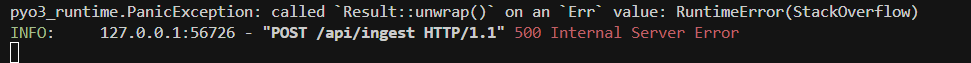 this stack overflow was bugging me in gitingest, turn out it was some unsafe rust in tiktoken tokenizer🙃