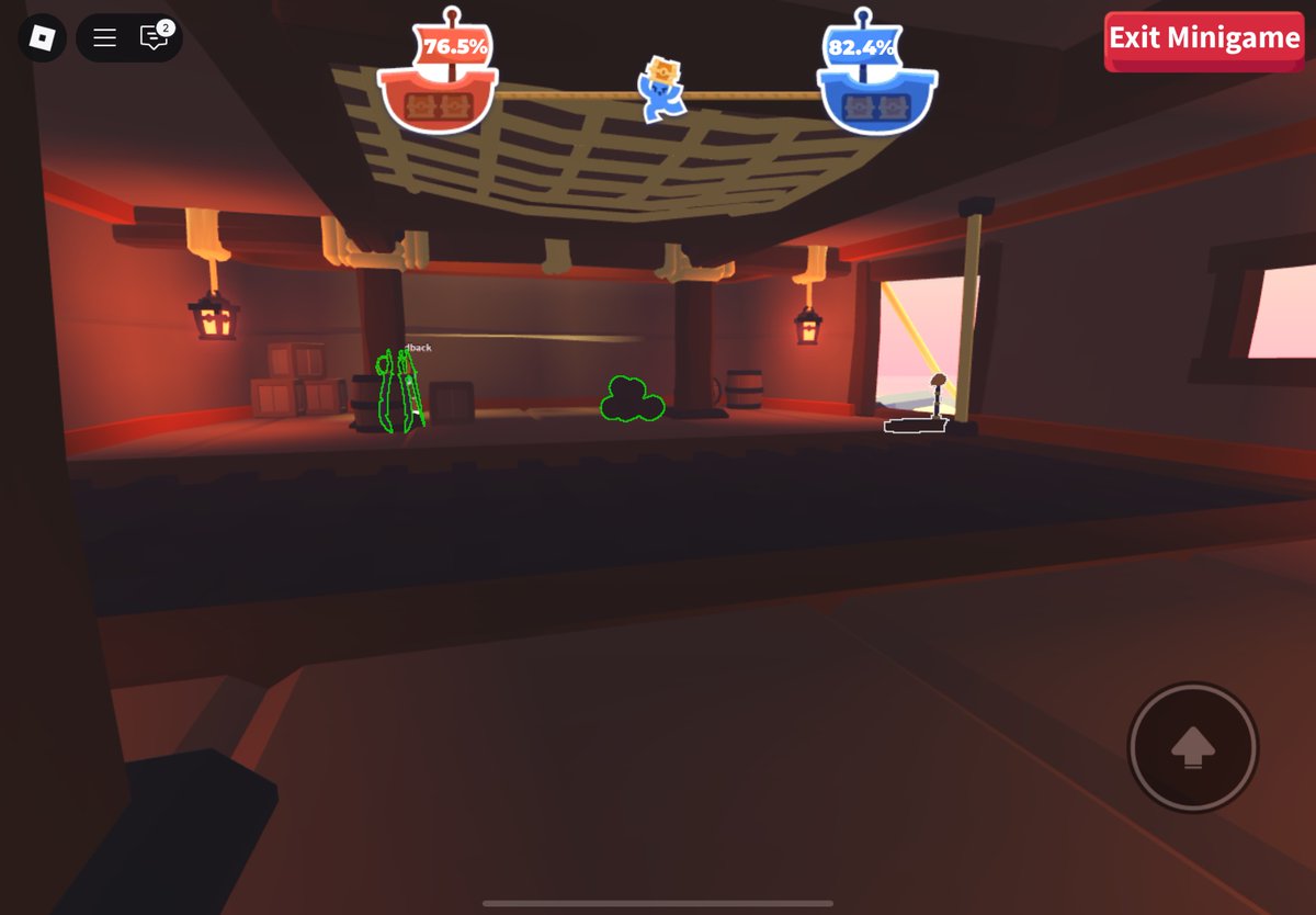 OceanlyandPanda's tweet image. Tested a future minigame in Adopt Me (Summer event?)

⚓️sink the other team’s boat using cannonballs
🏴‍☠️claim treasure chests from the other boat (like capture the flag)
⚔️use swords to fling the other team players
💧plug leaks in your boat to stop it from sinking
