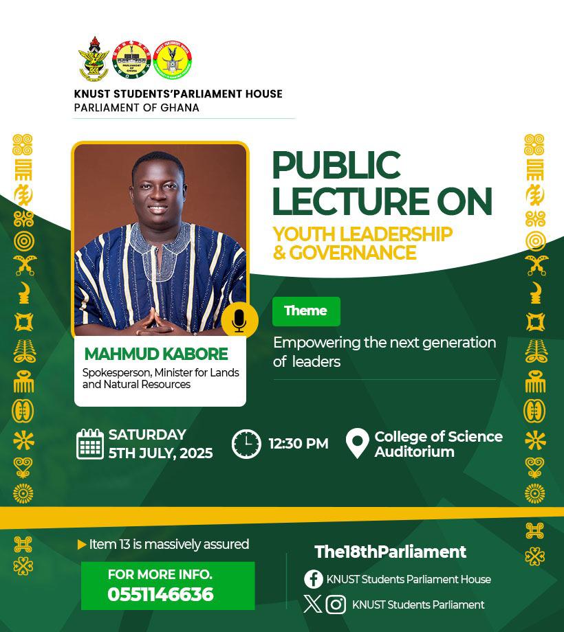 KNUST Students' Parliament House tweet media