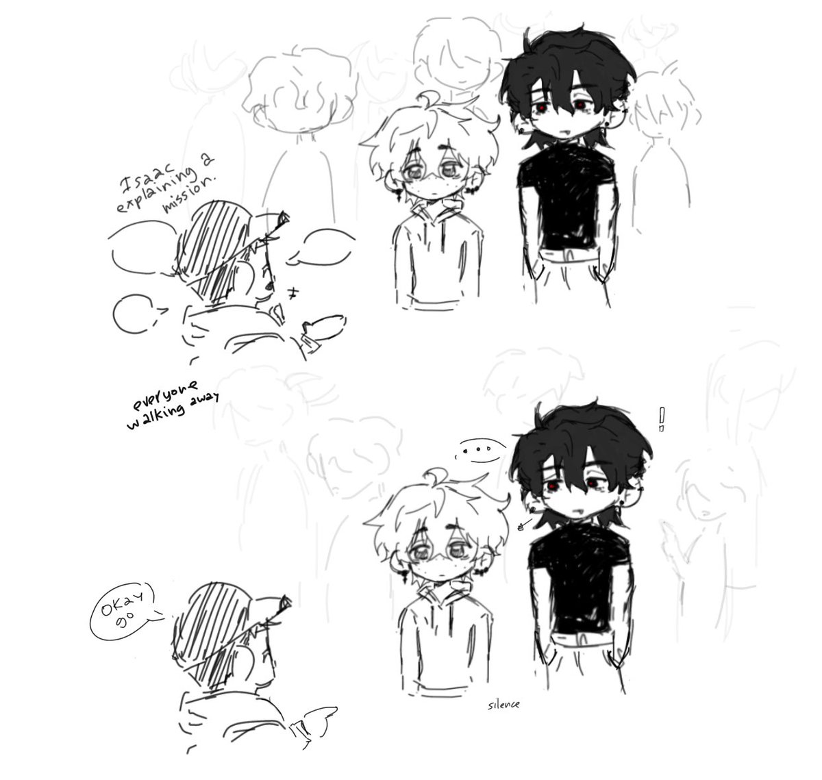 erogumii's tweet photo. Chibi rebels, Ivan finds it endearing.
#ivaron https://t.co/kLIPFbECPc
