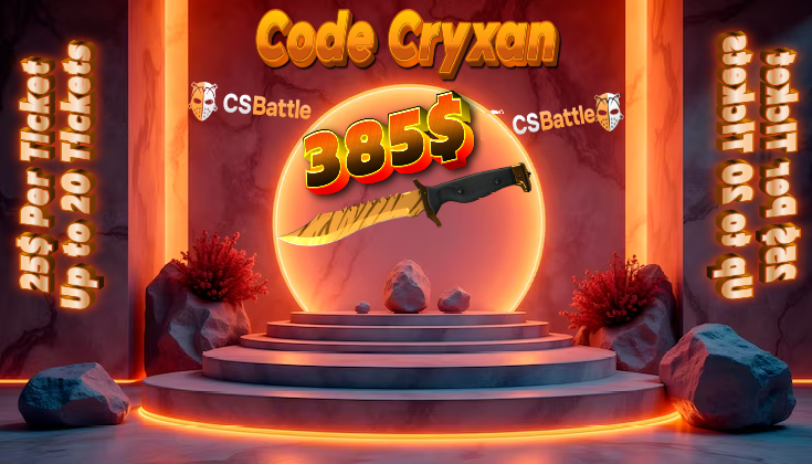 🛡️395$ CSBATTLE Deposit Contest🛡️

🏆385$ Bowie Knife Tiger Tooth Fn for a random🎟️
🎁10$ Bonus for random Retweet-Like-Tag friend(s)

✅Deposit 25$ Per Ticket-UP to 25 Max Code ' Cryxan '
csbattle.com/r/CRYXAN (Dm proof-Full page) 

⏰End in 10 Days
#CS2 #cs2giveaway  #CSGO