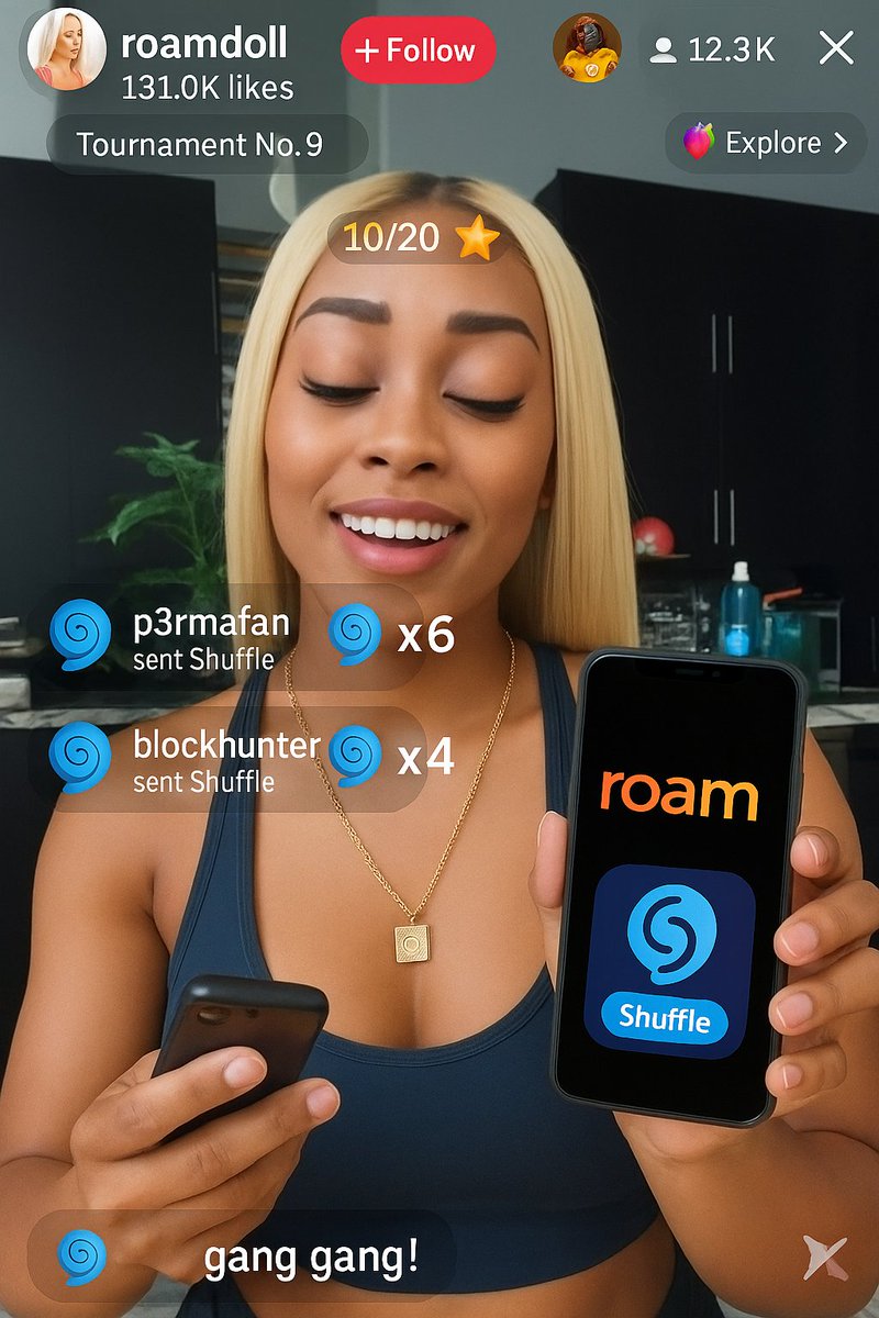 Shuffle so good! Tap tap tap🌀so yummy!🍦

Ohhh special! Permanent JPEG, yes yes yes! 

Deep-link, deep-link-got me feelin' like wanderer.🤠

roam.ar.io🍬#RoamAroundAndGangGang