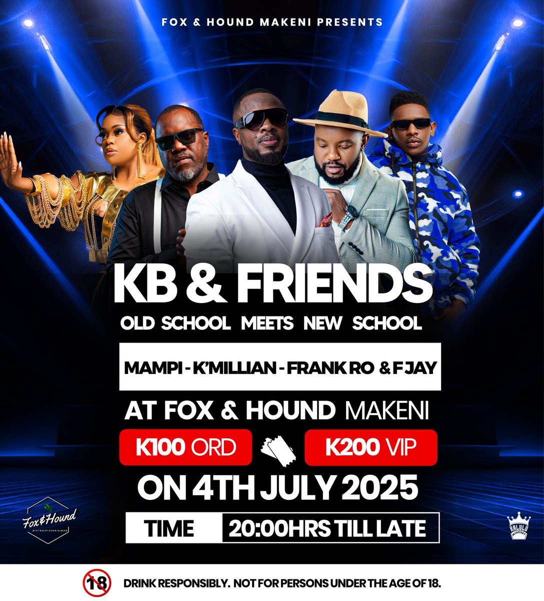 We on. Friday 4th July. See you at Fox&amp;Hound