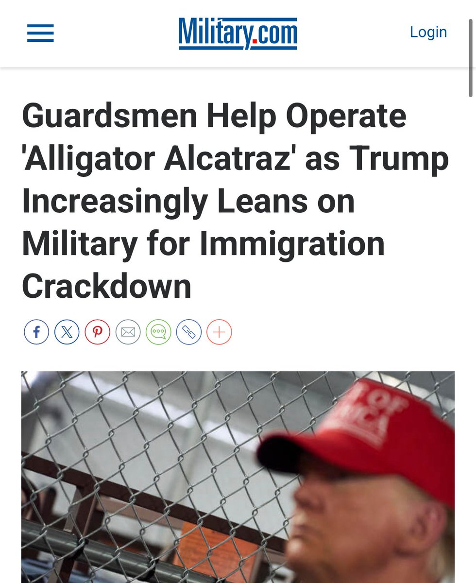 US military personnel are now being deployed to pull base security at Alligator Auschwitz.

Henceforth you will see a conflation of military and paramilitary forces as the new SS is violently birthed.