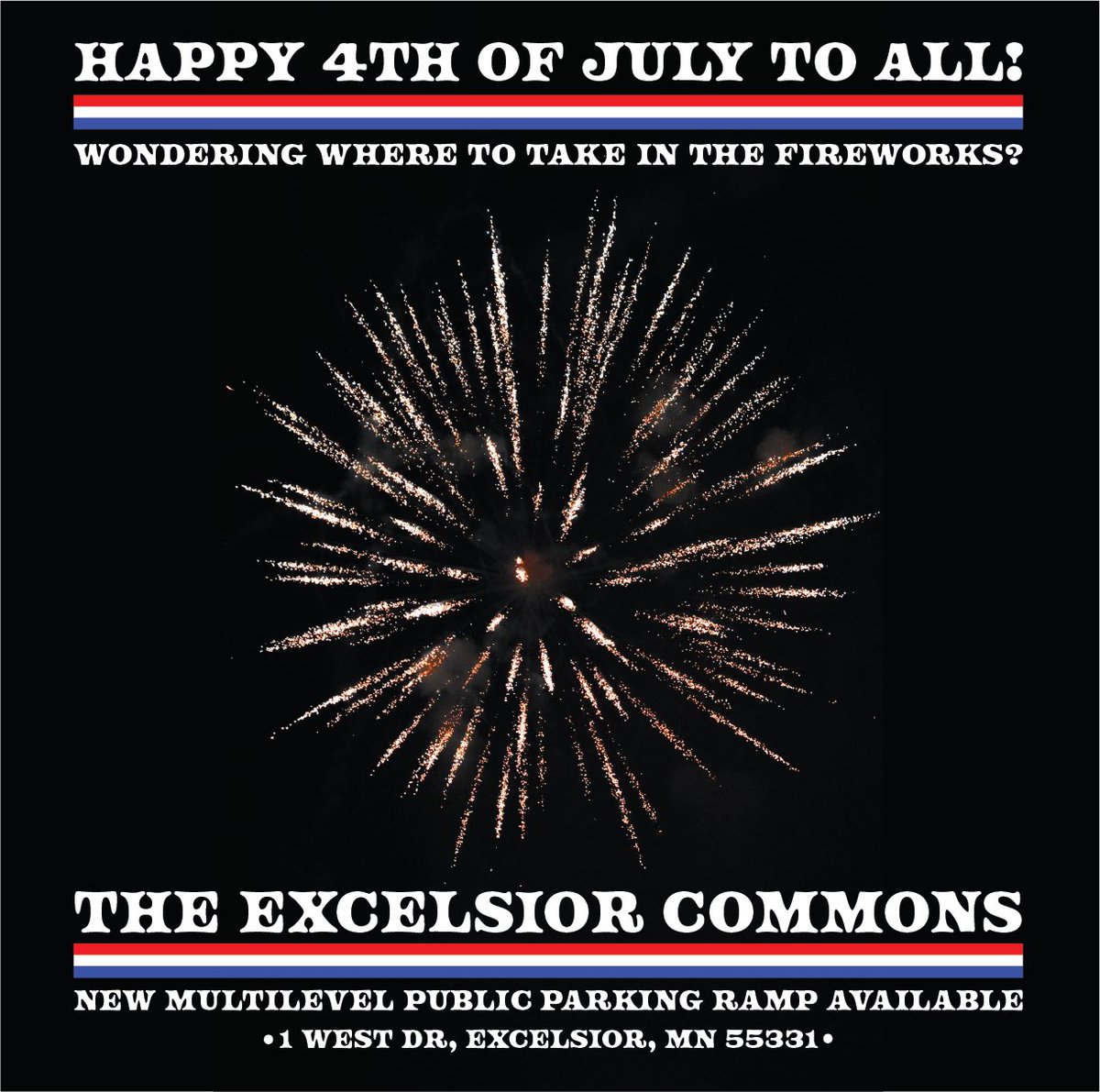 MyersVote's tweet image. Join me in @ExcelsiorMnFan for 4th of July fireworks and fun. #yourbackyard #fireworks #community