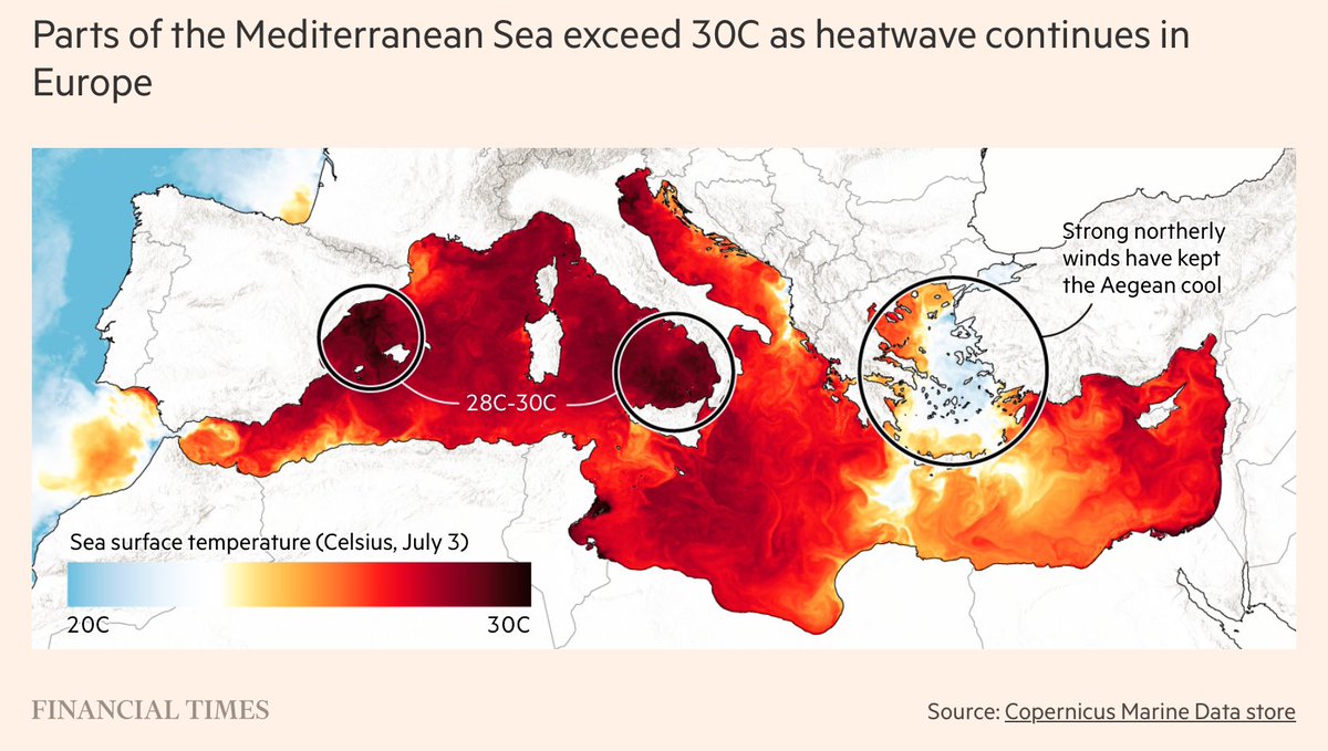 Dr Jill Belch (@jillbelch) on Twitter photo Frightening data from <a href="/FT/">Financial Times</a>
Extreme heat is deadly in its own right, as well as increasing wildfire risk, air pollution & the spread of disease. ā#ClimateChange is making heatwaves more frequent, more intense, & impacting larger geographical areasā Frightening data from <a href="/FT/">Financial Times</a>
Extreme heat is deadly in its own right, as well as increasing wildfire risk, air pollution & the spread of disease. ā#ClimateChange is making heatwaves more frequent, more intense, & impacting larger geographical areasā