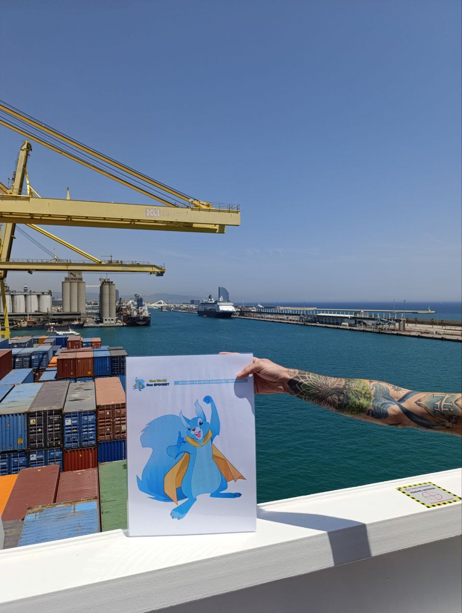 Off to sailing around the #world! 🚢🌐

Starting point: the harbor of #Barcelona, #Spain. 🇪🇸

Plenty of sun and adventures ahead! 💥

$kas #KRC20 #OneWorldOneForest #travel
