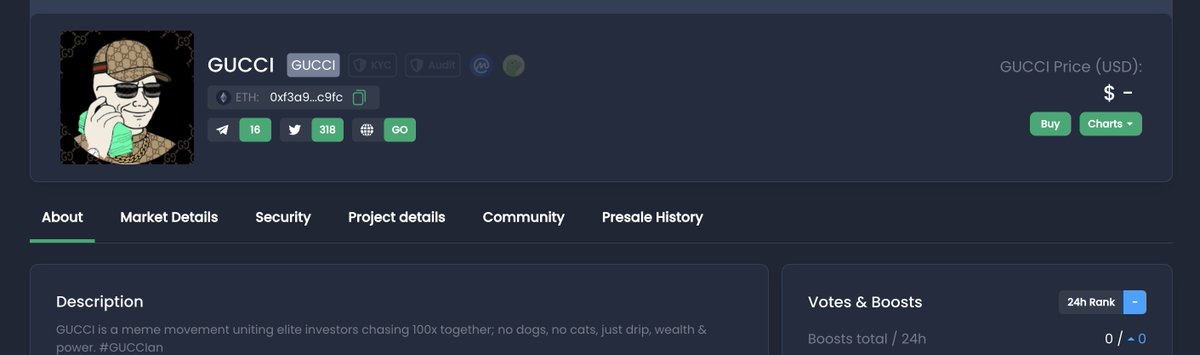 GUCCI Coin tweet media