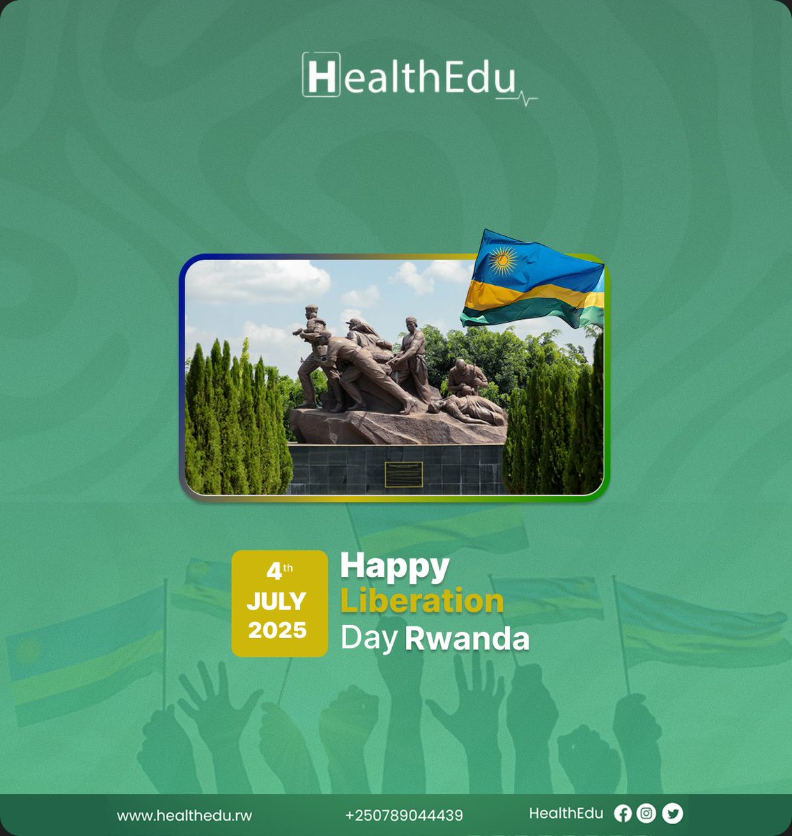 Happy Liberation Day, Rwanda!
Together we’ve built a stronger, united nation. Let’s keep moving forward. #Kwibohora #UnityInProgress