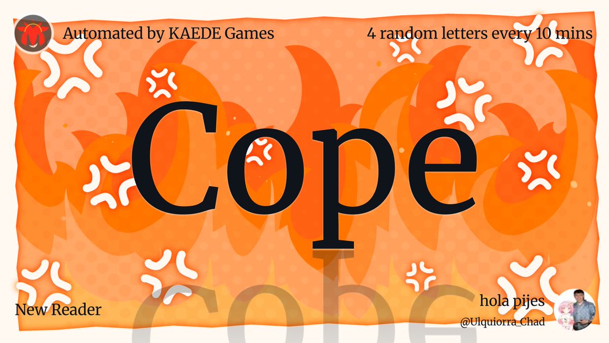 4letter_'s tweet photo. Cope https://t.co/fMIQUHNQH1