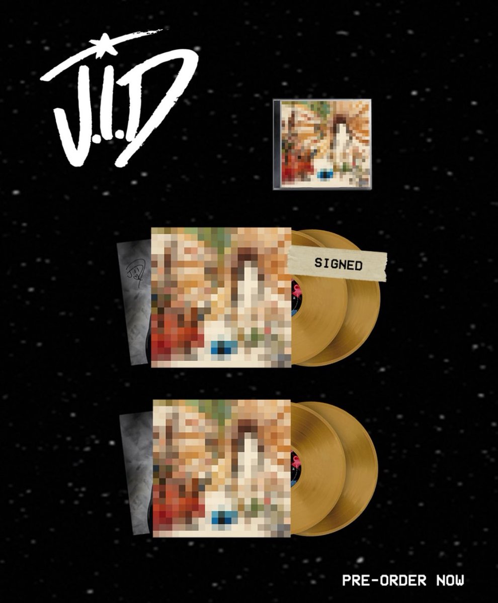 JID SIGNED VINYLS &amp; CDS OTW 💿