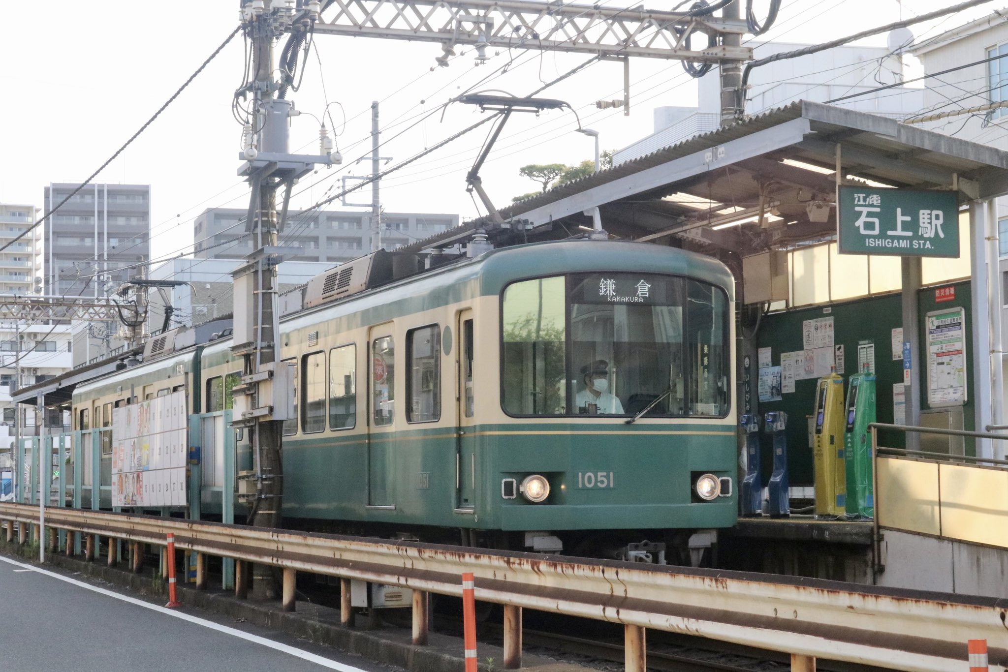 江ノ電の路線案内図