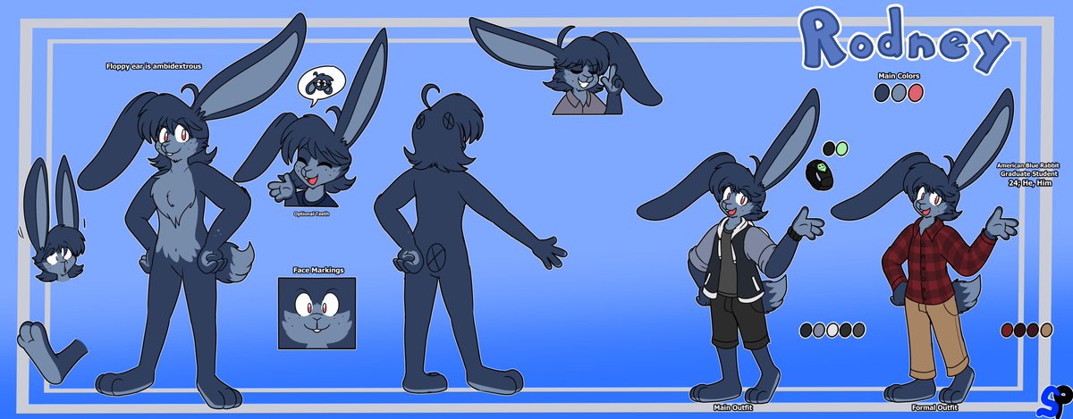 Rodney gets a new reference sheet!