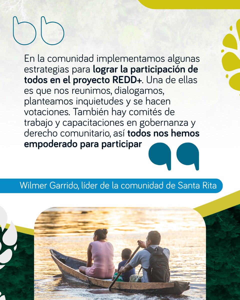La semana pasada estuvimos conectados con líderes comunitarios de la amazonía, escuchando sus perspectivas sobre proyectos REDD+.

Estas fueron algunas de sus reflexiones.

Pueden ver el Webinar completo en nuestro canal de YouTube 🙌🏼