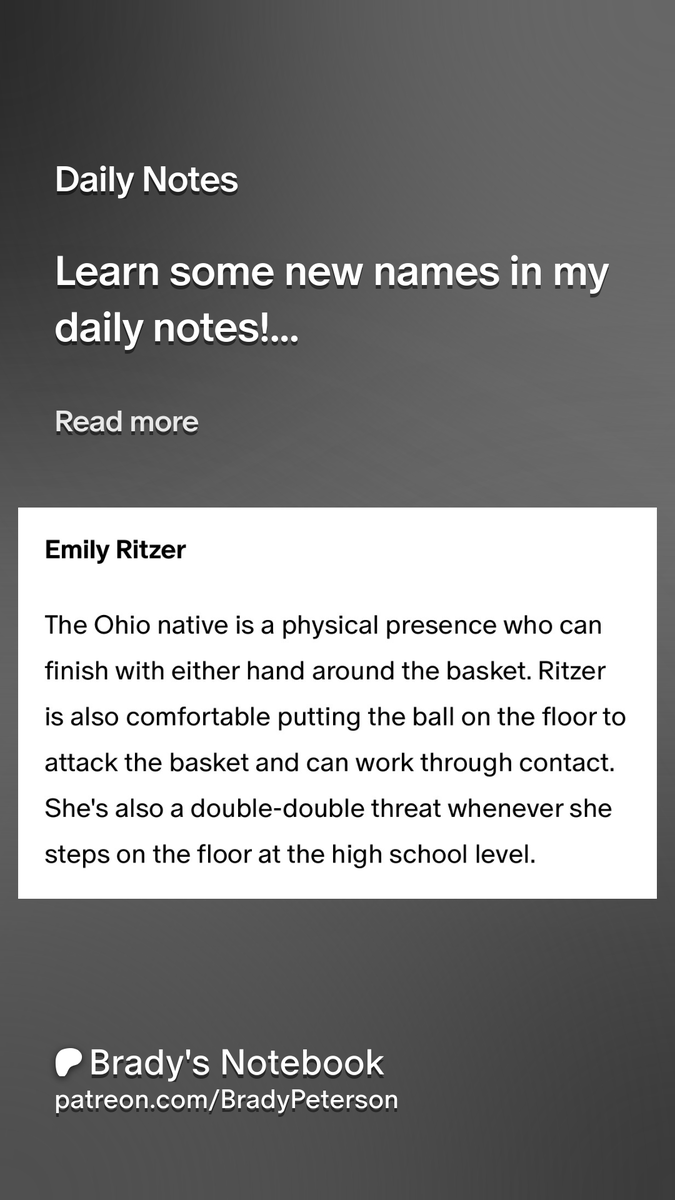 EmilyRitzer's tweet image. Thank you @BradyJ_Peterson for the recognition