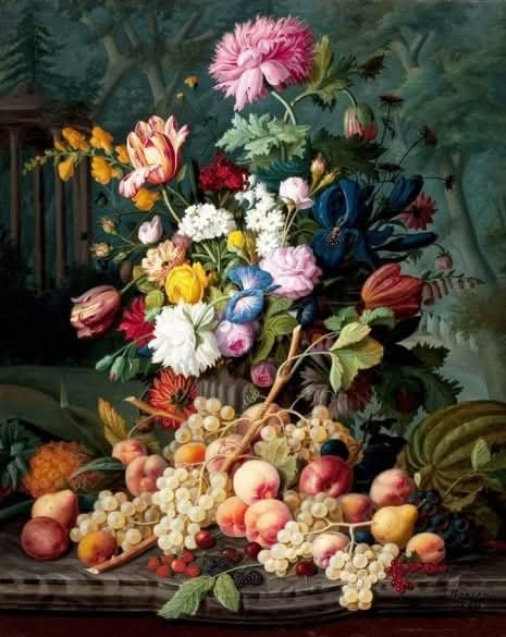 ӨГЛӨӨНИЙ МЭНД - 
Good morning  🇺🇸

Америкийн зураач Северин Розенгийн бүтээл

Severin Roesen(1816-1872) тансаг гоё цэцэг, жимс зурдгаараа алдаршсан, дундаж америкуудын дуртай зураач байсан, Америкийн 19-р зууны алдартай натюрморист зураачдын нэг.