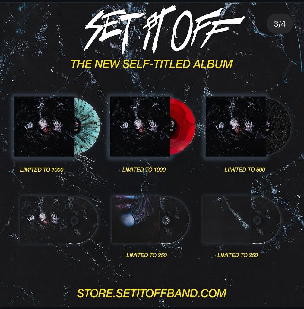 SetItOff_JP's tweet image. 🦷セルフタイトル・アルバム「Set It Off」🦷
来日公演の熱も冷めない中、完全独立したバンドの新時代が11/7、幕を開けます。

Cody: “バンドが何年もかけて試してきたことが全て融合されている。 だからセルフタイトルにする必要があったんだ。”

PRESAVE▶️ store.setitoffband.com

#SETITOFFJapan