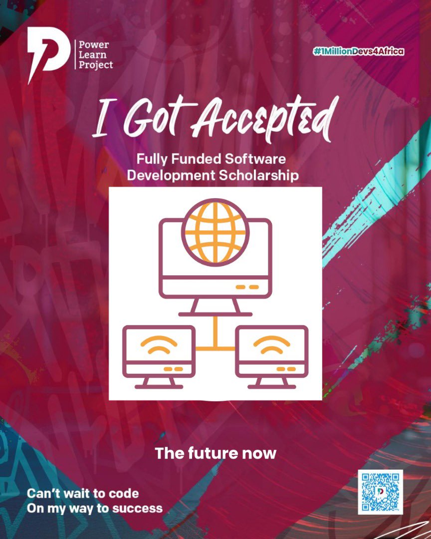 mahamatkhatami's tweet image. Proud to have won a scholarship for the Power Learn Project 2025 - ready to dive into code and build the future.
Thank you @PLPAfrica 
@plpcommunity 
#PLP #CodingAfrica