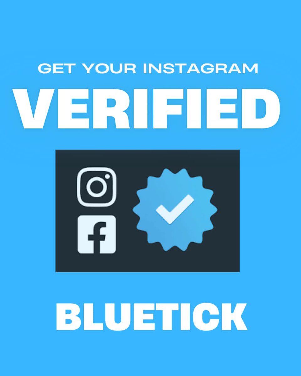 harkinrich33401's tweet image. ☑️The BLUETICK ☑️ 

CONTACT ME 👇
wa.me/message/E3AW3P…

BLUEBADGE helps prevent impersonation by indicating the official presence of a public figure or organization on social media. 
#VerifiedOnFBandIG #BlueTickLegit #AuthenticProfile   #VerifiedPresence #InstaBlueTick