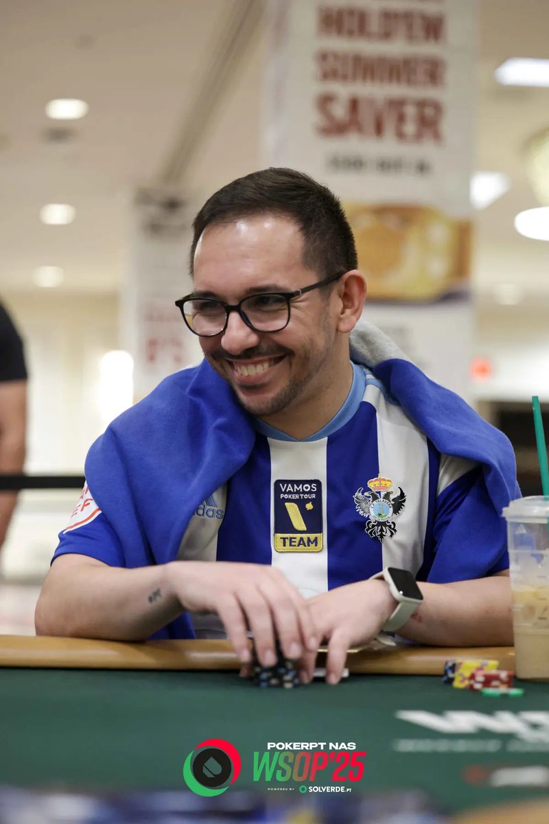 Hoy cumplo el sueño de cualquier jugador de poker: Jugar el torneo más importante del mundo!

Y solo podía hacerlo representado al <a href="/CFTalavera/">CF Talavera de la Reina</a>💙🤍 

Main Event <a href="/WSOP/">WSOP - World Series of Poker</a> 2025

📸 <a href="/poker_red/">Poker-Red</a> 
📸  <a href="/PokerPT/">PokerPT.com</a> 

#dreamcometrue