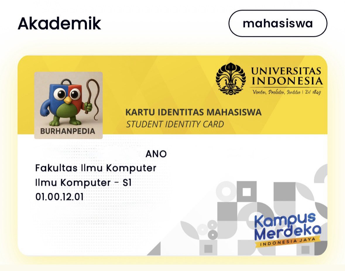 anomaliui's tweet image. KTP (Kartu Tanda Pacilians) 🫧