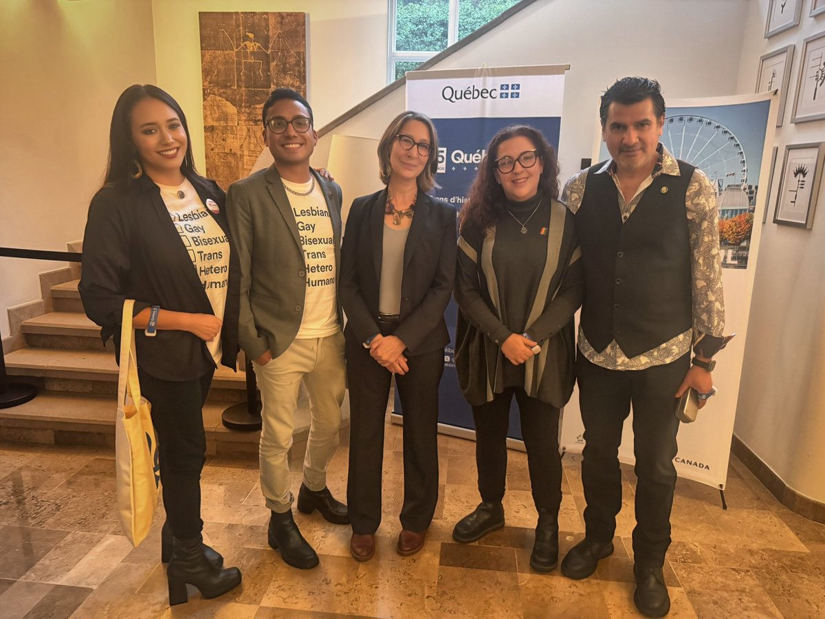 Yaaj México® (@yaajmexico) on Twitter photo ⚜️🇲🇽 45 años de Quebec en México: Diplomacia que transforma. 🕊️
✨🌈 Con mucho gusto acompañamos el aniversario de la Delegación General de Québec en México <a href="/QuebecMX/">Québec en México</a>, a su Delegada <a href="/sallard1/">Stéphanie Allard</a> y a todo su maravilloso equipo, quienes han sido una alianza clave para nosotras como ⚜️🇲🇽 45 años de Quebec en México: Diplomacia que transforma. 🕊️
✨🌈 Con mucho gusto acompañamos el aniversario de la Delegación General de Québec en México <a href="/QuebecMX/">Québec en México</a>, a su Delegada <a href="/sallard1/">Stéphanie Allard</a> y a todo su maravilloso equipo, quienes han sido una alianza clave para nosotras como