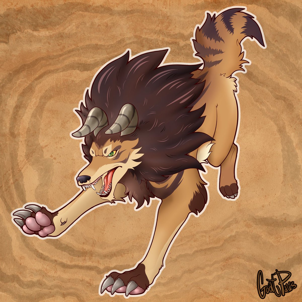 Goatpaws's tweet photo. #ArtFight Attack for @Kiridile !!! https://t.co/TTh3uz2hk7