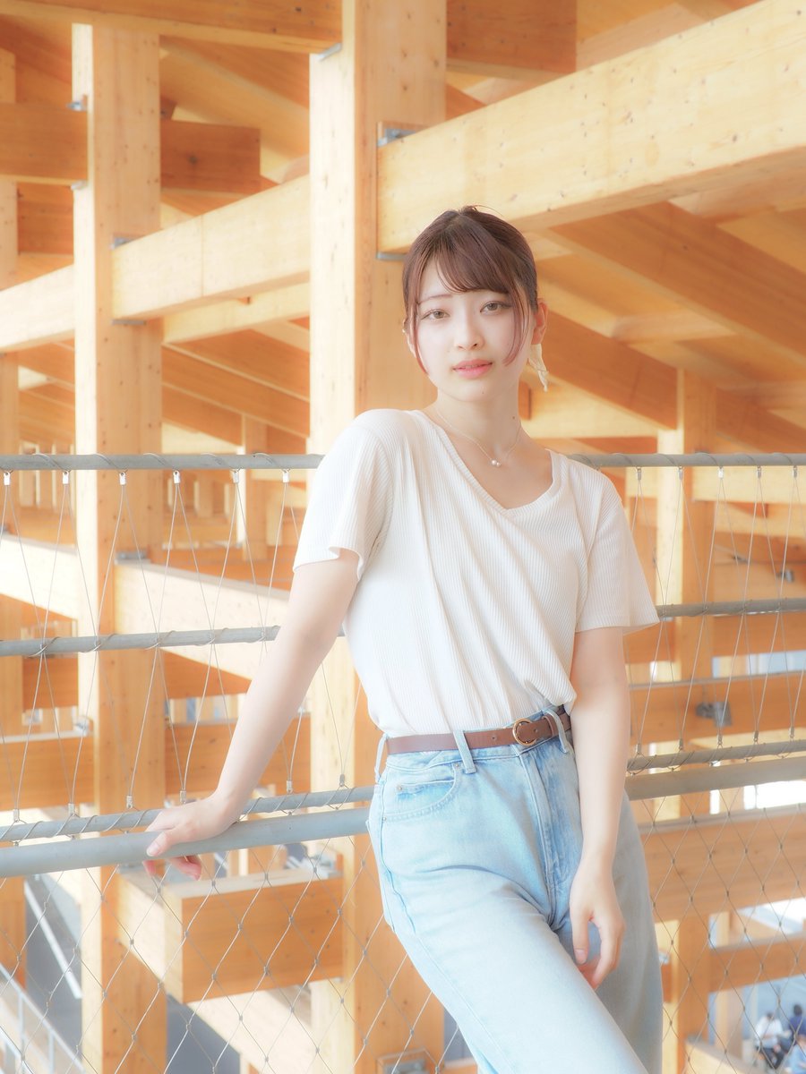 kainokumaneko's tweet photo. 『大屋根リングの下で。』

#大屋根リング
#関西万博 

湯浅舞音さん@mainey_official 

＊掲載許可頂きました。 https://t.co/UgYaeYMi0P