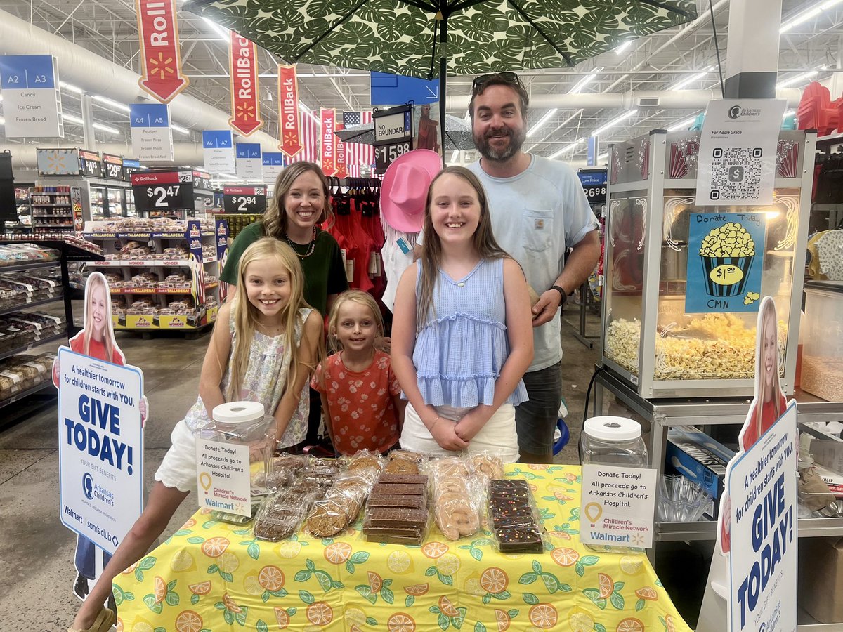 Getting ready for the #FourthOfJuly? 🛒🎆

Support Arkansas Children’s by rounding up at <a href="/Walmart/">Walmart</a> or <a href="/SamsClub/">Sam’s Club</a> through July 6 for <a href="/CMNHospitals/">Children's Miracle Network Hospitals</a>.

Donations help kids like Addie Grace get the expert care they need. Celebrate with heart – and have a safe, happy holiday weekend! 💙