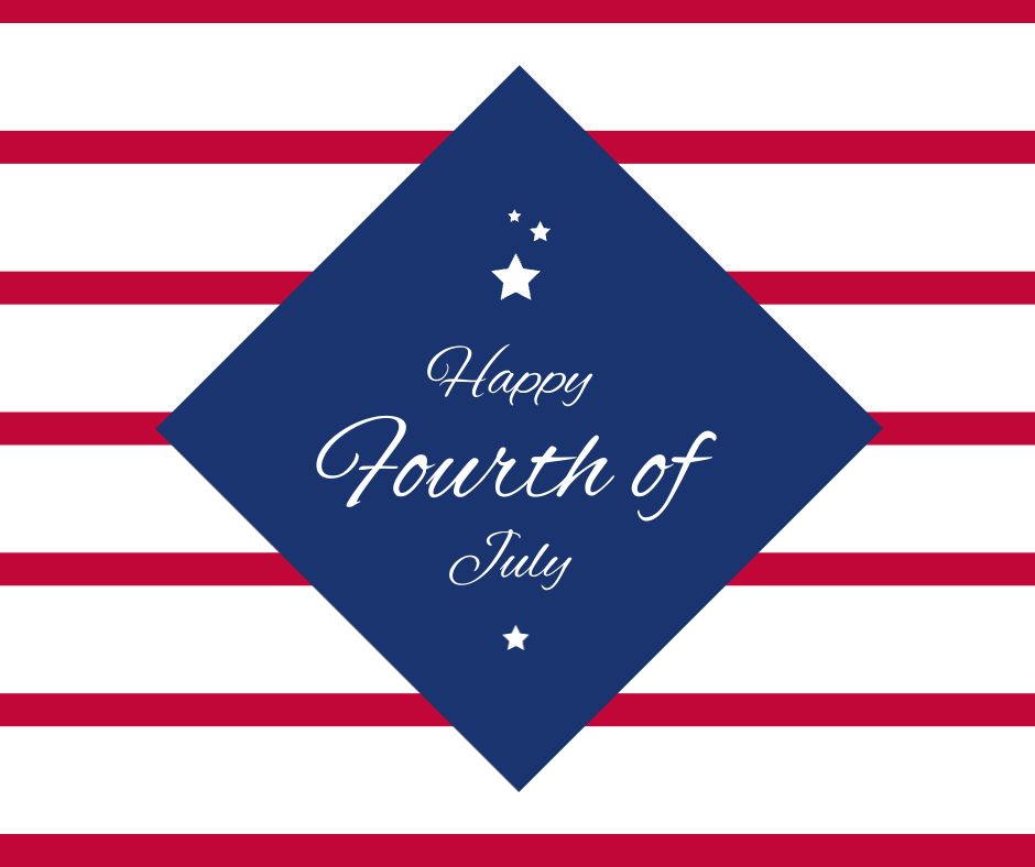 God bless America! Our office will be closed on July 4th in honor of Independence Day.