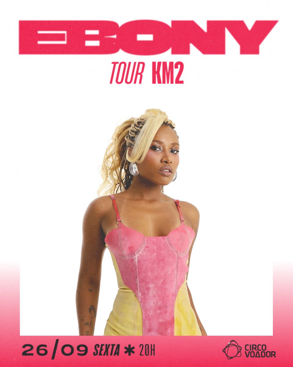 circo_voador's tweet image. A BRABA ESTÁ CHEGANDO! Sexta, 26 de setembro, tem Ebony no palco do Circo Voador com seu novo álbum “KM2”. 

eventim.com.br/artist/circo-v…