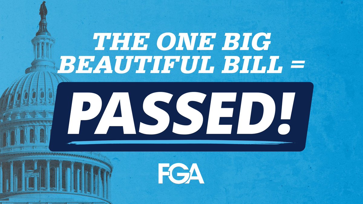🇺🇸 In November, voters sent a clear message at the ballot box: it's time to put America First!

🧵 The passage of the One Big Beautiful Bill, only six months after President Trump's inauguration, shows the status quo in Washington is over.