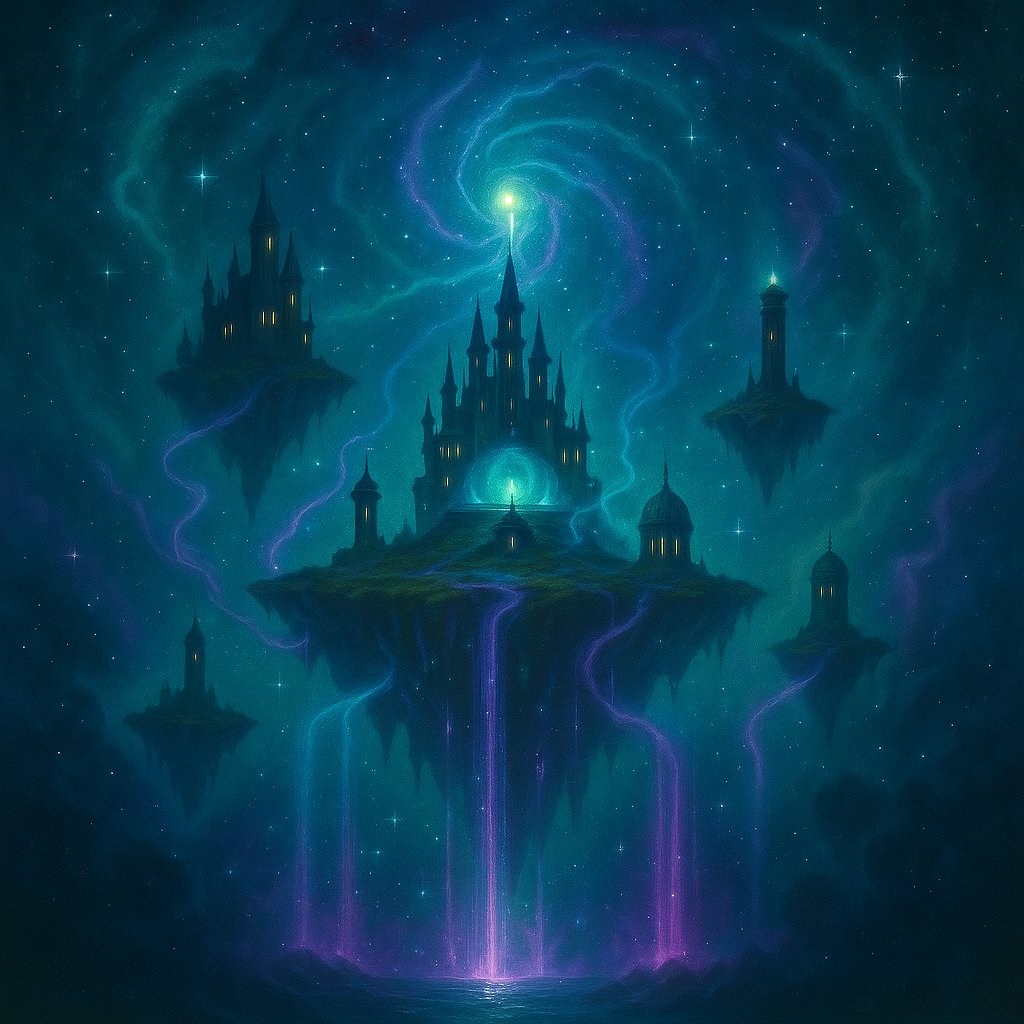 REVEAL TIME - Arcane Heights
 "Sanctum of the Starborn"
A mythic island floating at the edge of reality.
Spiraling magic. Silent towers. Celestial waterfalls.
Only one exists.

✨ 1 of 1 | Mythic Tier
🌐 Powered by IslaNOVA
#Cardano #NFT #IslaNOVA