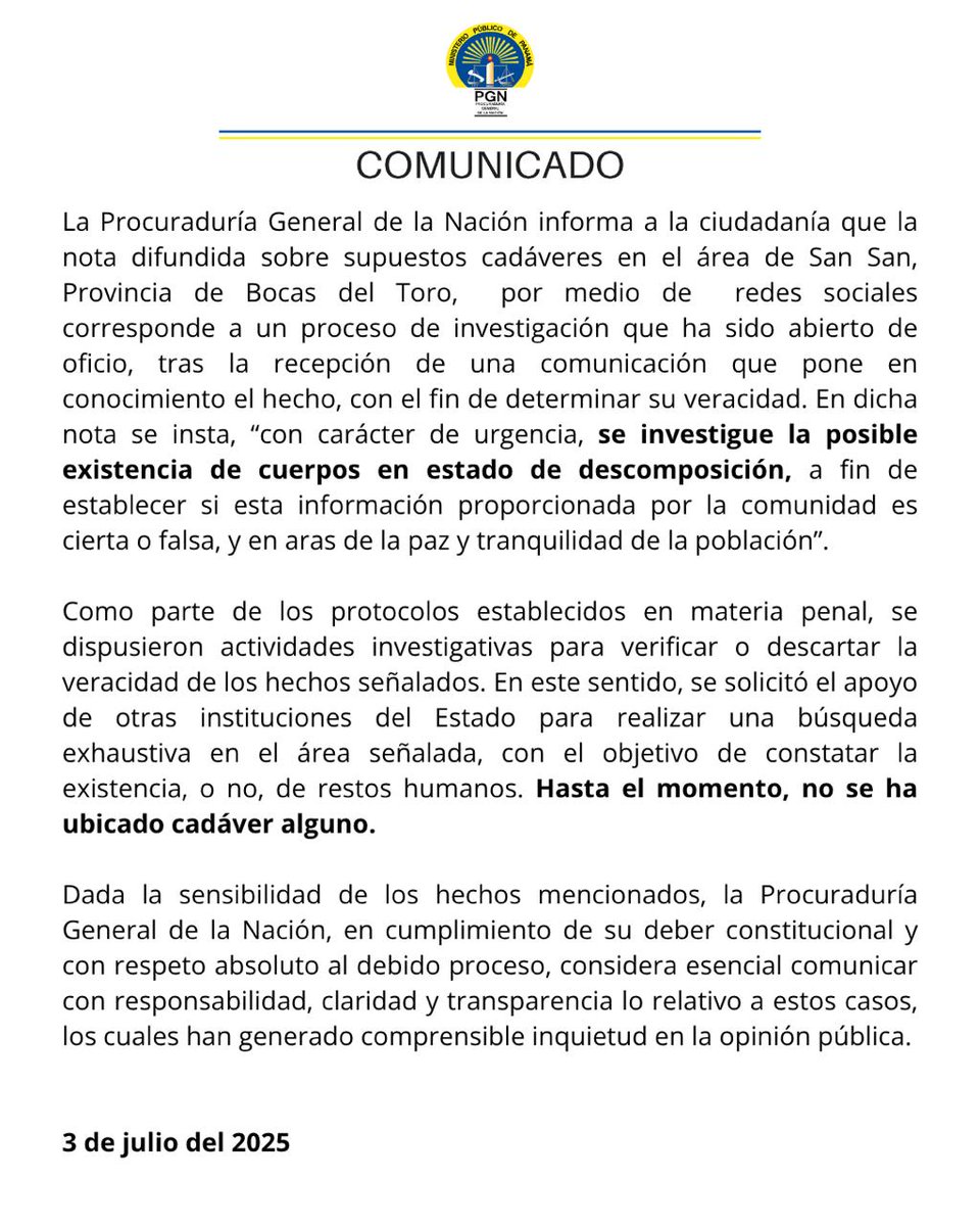 📢 | #Comunicado