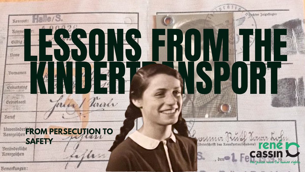 Rene_Cassin's tweet photo. On this day, in 1939, 10-year-old twins Hanna and Hans Cohn left Germany for England on the #Kindertransport.
Their journey and arrival had all been planned in advance, and they had the papers they needed. This was a #SafeRoute.
📺 Watch their journey: https://t.co/Hhtpu54ZaD https://t.co/VhjwOXmNs1
