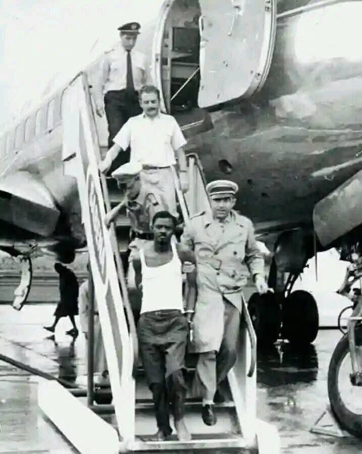 Never forget, The Belgium 🇧🇪 , UK 🇬🇧 , USA  🇺🇸 connived and assassinated Lumumba, hacked him into pieces, dissolved his body into acid and took his teeth to Brussels, simply because he was struggling for Congo independence.