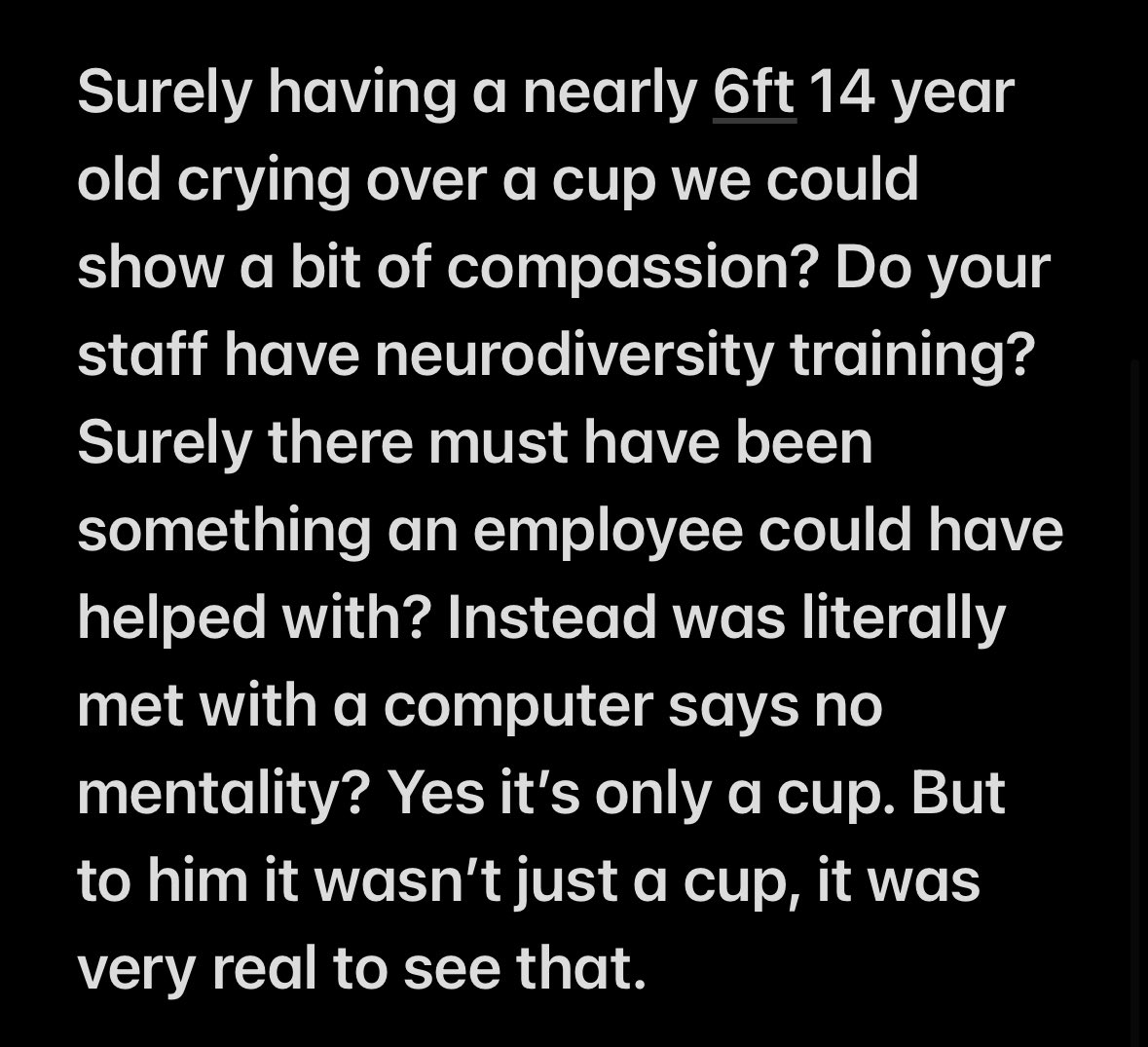 The_Real_ChynaB's tweet photo. @cineworld proper proper shit service tonight. Imagine having your 14 year old ringing you up sobbing. https://t.co/78kLeIard6