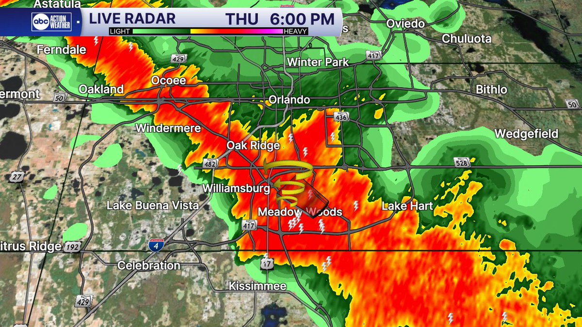 Little spin going on with a few of these cells. Nothing widespread, but we're keeping our eyes on all of these storms and let you know if they get a bit feisty.