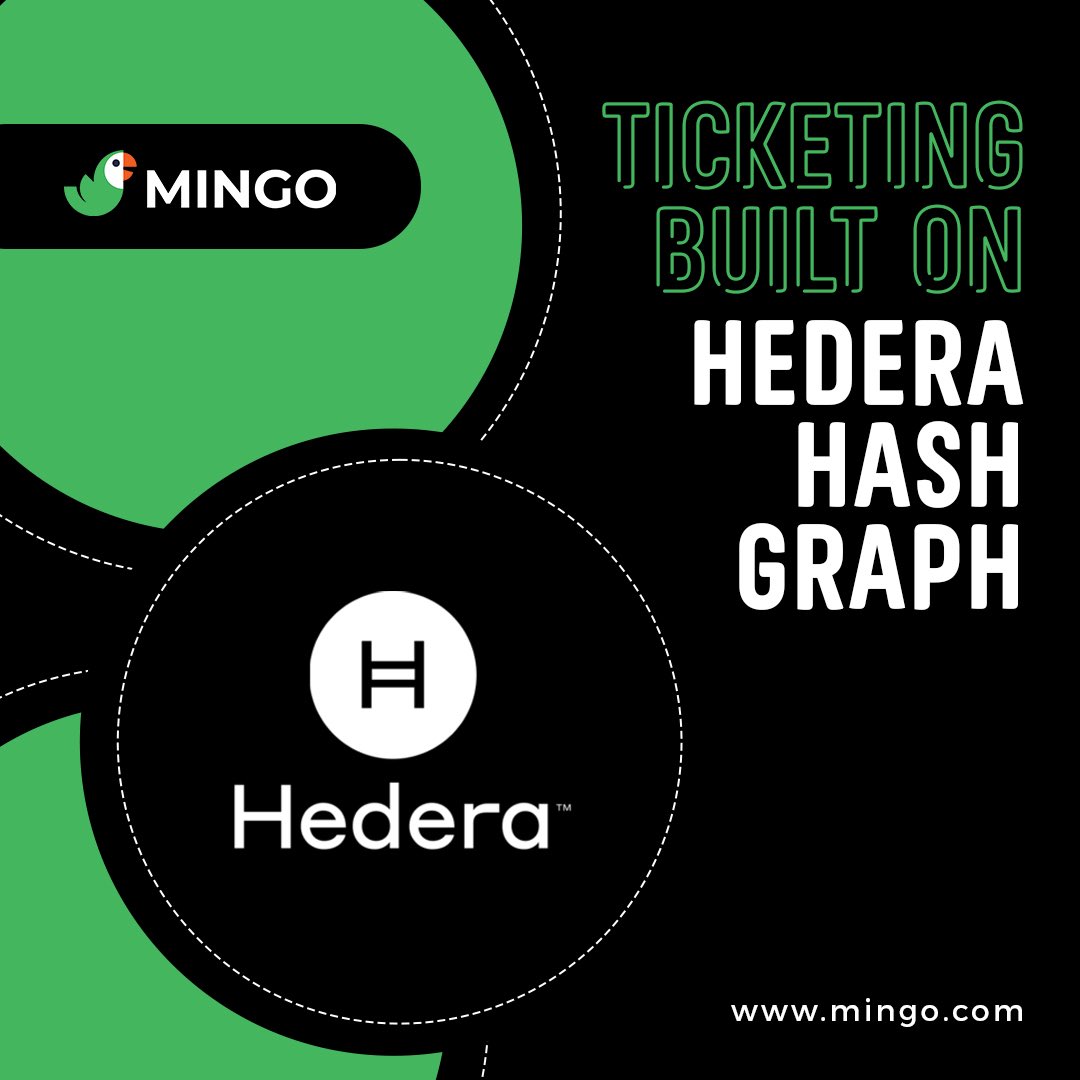 As <a href="/hedera/">Hedera</a> continues to grow and gain adoption, our conviction as a project built on its network has never been stronger.

MINGO is proud to build real world ticketing infrastructure on Hedera Hashgraph 

Fast, secure, and built to scale.

#Hedera #MINGO #Web3 #Ticketing