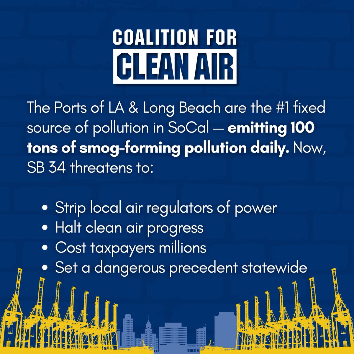 CleanairCA's tweet image. URGENT ACTION ALERT! #WeDontGiveUp #NoOnSB34 

Contact your legislator today: ccair.org/tell-californi…