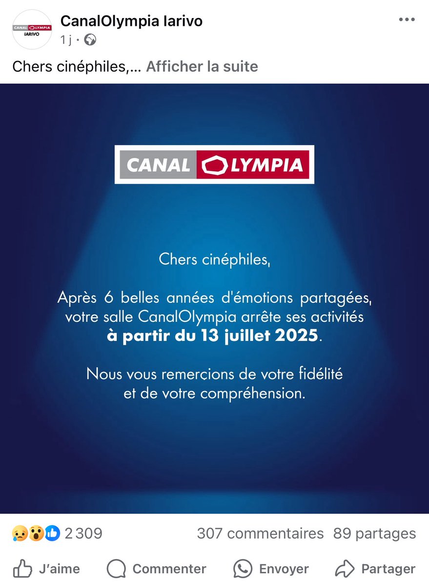 Carel_Loki's tweet photo. @Ledawa CE N’EST PAS CANAL OLYMPIA YAOUNDÉ QUI FERME ! 🔴🔴 https://t.co/sl7espJyPK