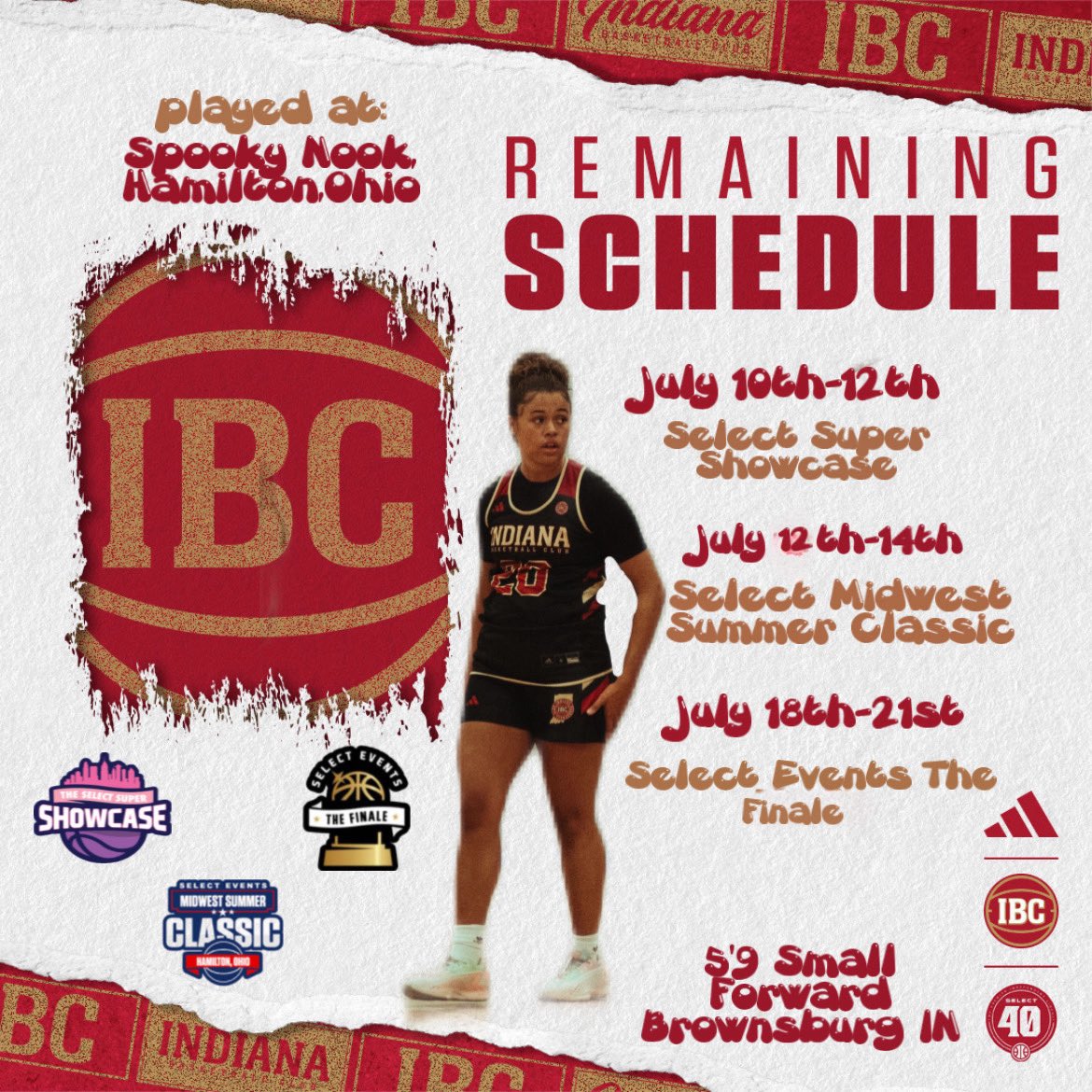 Leila Wells (@leilaw3lls) on Twitter photo Looking forward to getting on the court and competing with my <a href="/IBCWBB15US40/">Indiana Basketball Club 15U S40</a> teammates in the final three events all taking place at Spooky Nook in Ohio. Looking forward to getting on the court and competing with my <a href="/IBCWBB15US40/">Indiana Basketball Club 15U S40</a> teammates in the final three events all taking place at Spooky Nook in Ohio.