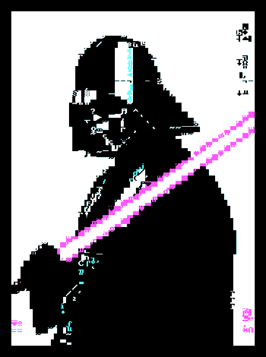ASCII Portrait of the Proud Father///////////1/1////////<a href="/objktcom/">objkt.com</a>