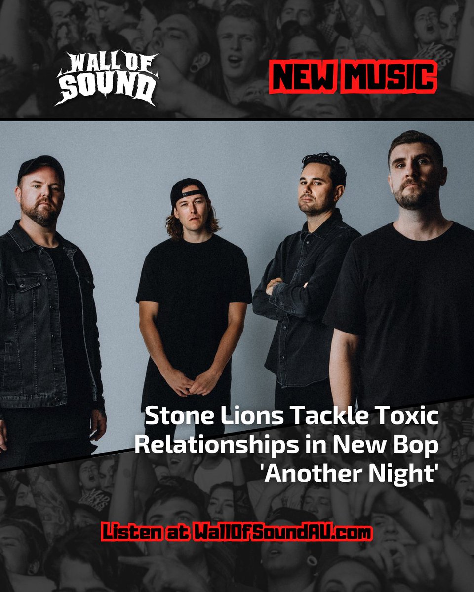 Wall Of Sound (@wallofsoundau) on Twitter photo "The song came out of a raw place. It’s about those toxic cycles you can’t seem to break - the kind of love that feels more like addiction, where everything burns but you keep coming back anyway."
Get that new <a href="/StoneLionsBand/">StoneLions 🇦🇺</a> single into ya!
wallofsoundau.com/new-music/ston… "The song came out of a raw place. It’s about those toxic cycles you can’t seem to break - the kind of love that feels more like addiction, where everything burns but you keep coming back anyway."
Get that new <a href="/StoneLionsBand/">StoneLions 🇦🇺</a> single into ya!
wallofsoundau.com/new-music/ston…