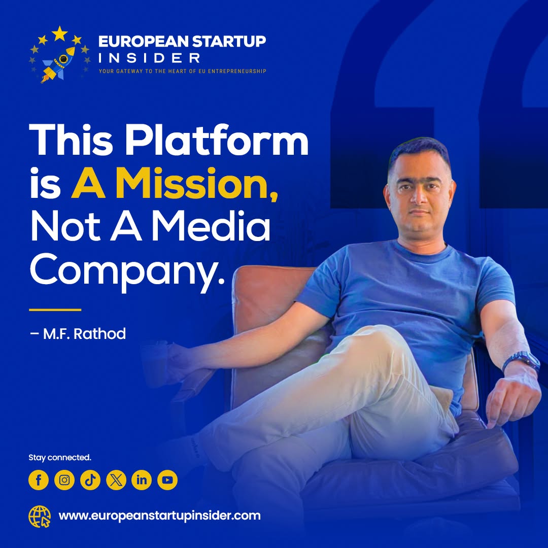 Euro_Startup's tweet photo. What happens when a digital strategist with global experience builds a media platform?
You get European Startup Insider — a lighthouse for startups, investors Entrepreneur, VCs, accelerators, and government partners across Europe and beyond.

#MeetTheCEO #StartupMission https://t.co/Ha7qyu6VOD