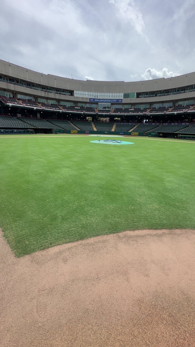 Ready to go for 4th of July tomorrow and 9 game home stand. We were able to get aggressive with some cultural practices this past roadtrip. Pretty crazy we will already have played 51 of our 75 AAA games after this home stand.